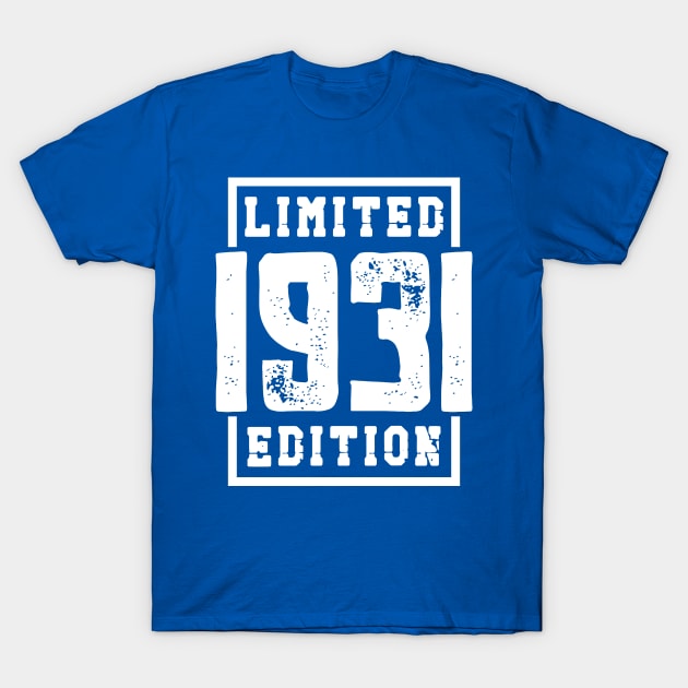 1931 Limited Edition T-Shirt by colorsplash